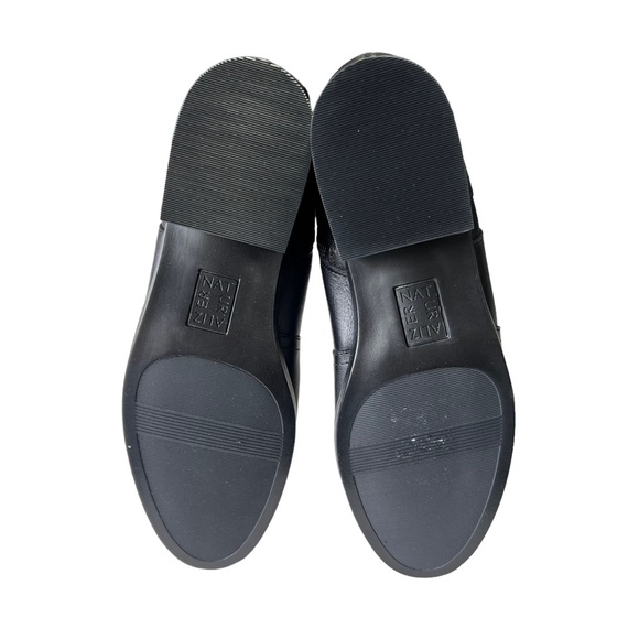 Naturalizer Boot Rena Tall Riding Buckle Black Leather Wide Calf Womens Size 9.5 - Picture 10 of 14